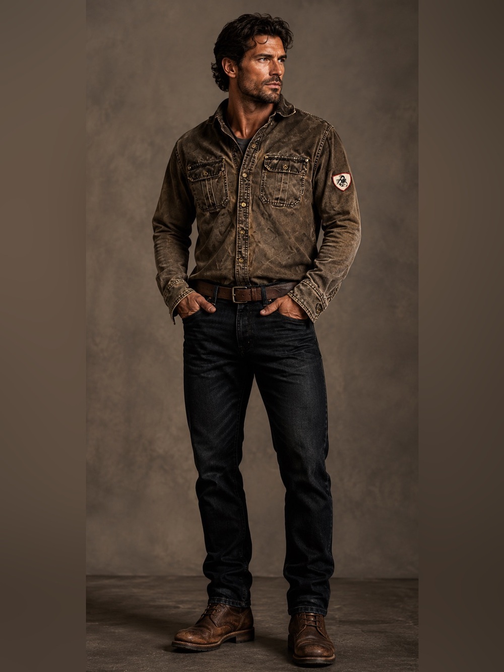 Legendary Whitetails Journeyman rugged shirt jacket 
Flannel lined workwear Med